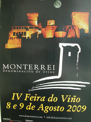 Cartel de la IV Feria del Vino de Monterrei